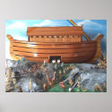 Noahs Ark Diorama Picture posters