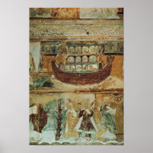 Noah's Ark During the Flood, c.1100 Print