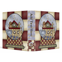 Noahs Ark Globe Avery Binder