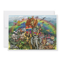 Noah's Ark Invitation