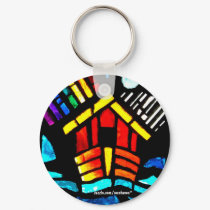 Noah's Ark Keychain by rosehaven Noah's Ark Keychain
