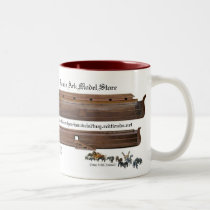 Noahs Ark Model Store Mug mugs