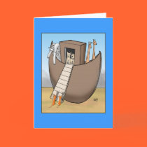Noah's Ark - No Cats Allowed cards