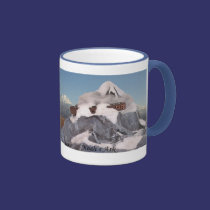Noahs Ark on Mount Ararat Mug mugs