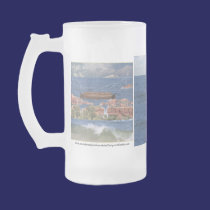 Noahs Ark Out At Sea Frosty Mug