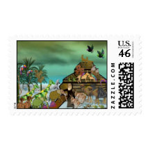 Noah's Ark Postage Stamps