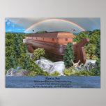 Noahs Ark Poster Genesis 8:19