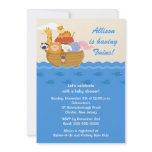 Noah's Ark Twins Baby Shower invitations