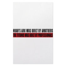 Noah's Ark was bult by Amatuers... stationery by classicgodshop Noah's Ark was bult by Amatuers... stationery