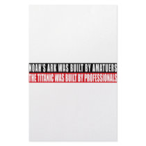 Noah's Ark was bult by Amatuers... stationery by classicgodshop Noah's Ark was bult by Amatuers... stationery
