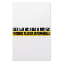 Noah's Ark was bult by Amatuers... stationery by classicgodshop Noah's Ark was bult by Amatuers... stationery