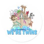 Noah's Ark We're Twins stickers