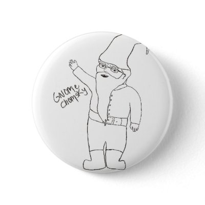 Noam Chomsky Button by sunnypilgrim