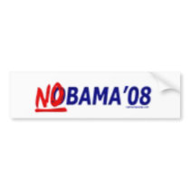 nobama2 bumper stickers