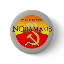 NOBAMA 08 CHANGE Button by monkeyclown NOBAMA 08 CHANGE Button