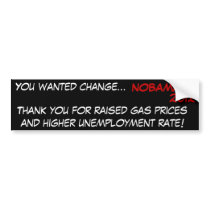 Nobama 2012 bumper sticker