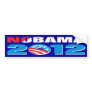 NOBAMA 2012 BUMPER STICKERS NOBAMA 2012 BUMPER STICKERS