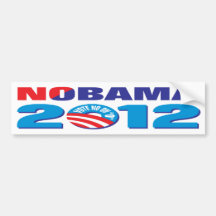 NOBAMA 2012 BUMPER STICKERS
