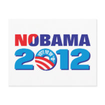 NOBAMA 2012 POST CARD
