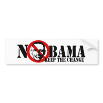 Nobama anti-obama bumper stickers