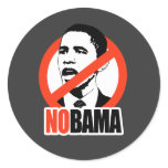 NOBAMA / ANTI-OBAMA T-SHIRT STICKER