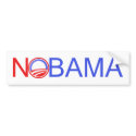 Nobama Bumper Sticker bumper stickers by mccain_palin Nobama Bumper Sticker bumper stickers