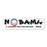 Nobama bumper sticker bumper stickers