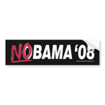 NOBAMA Bumper Sticker bumper stickers