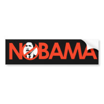 NOBAMA BUMPER STICKER bumper stickers