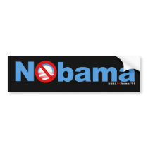 Nobama Bumper Sticker bumper stickers by hbhs_rowsea Nobama Bumper Sticker bumper stickers