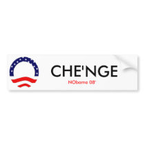 Nobama Che'nge bumper stickers
