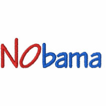 NObama embroidered T-Shirt embroidered shirts by jhimages NObama embroidered T-Shirt embroidered shirts