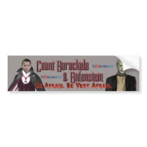 Nobama Halloween-Barackula & Biden Bumper Sticker bumper stickers