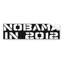 NOBAMA in 2012 Bumper Sticker