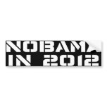 NOBAMA in 2012 bumper stickers