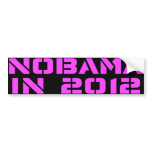 NOBAMA in 2012 bumper stickers