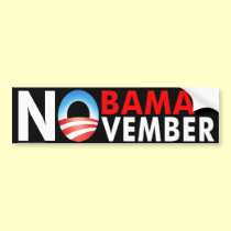 Nobama In November bumper stickers
