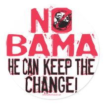 Nobama Keep the Change stickers by YesPoliticsSuck Nobama Keep the Change stickers