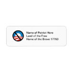 Nobama Logo Return Address Sticker Return Address Labels