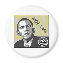 nobama magnets by HotTopicsTshirts nobama magnets