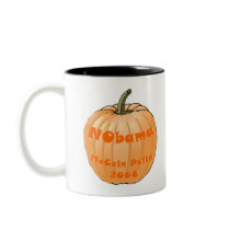 NObama McCain Palin 2008 Jack-o-lantern Halloween mugs by jhimages NObama McCain Palin 2008 Jack-o-lantern Halloween mugs