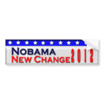 Nobama New Change Bumper Stickers