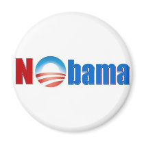 Nobama - No Obama Refrigerator Magnet