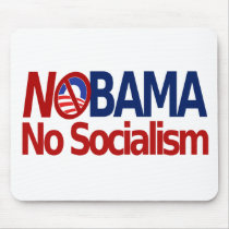 NOBAMA no socialism Mouse Pad