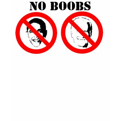 NOBAMA-NOBIDEN "NO BOOBS" TANK TOP by DEWPOP2