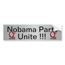 Nobama Party Unite Bumper Sticker