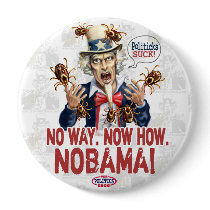 Nobama Politicks Suck Gear Pin