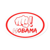 nobama oval stickers