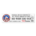 NObama Terrorists bumper stickers