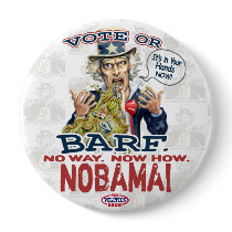 Nobama Vote or Barf Gear Pins